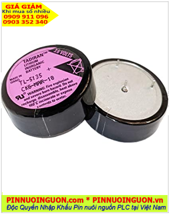 Pin Tadiran TL-5135; Pin nuôi nguồn Tadiran TL-5135 lithium 3.6v 1/6D 1700mAh _Xuất xứ Israel